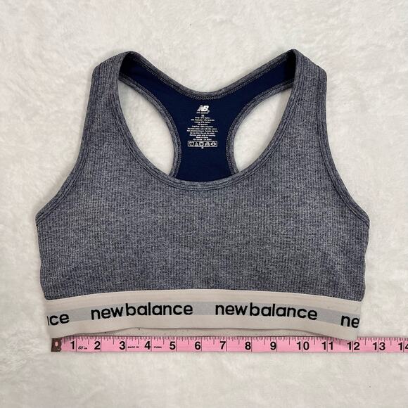 New Balance Sports Bra Blue Size Medium - Picture 8 of 9